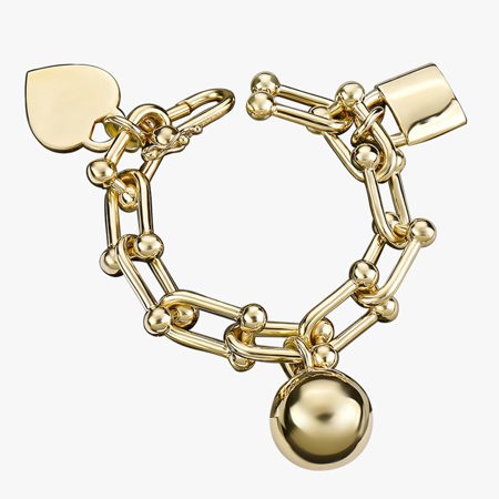 Bold Chain Gold Bracelet